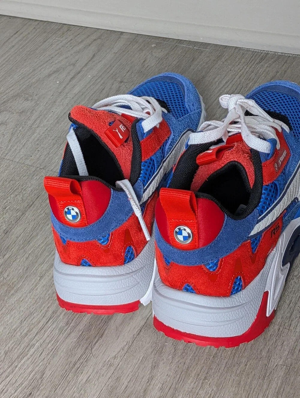 Puma BMW Motorsport RS Track Sneakers Men's Size 7.5 - 307645-01